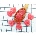 Forma de corazón frutas dulces gummy gelatina